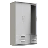 Knightsbridge Triple 2 Drawer + Drawer Wardrobe