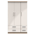 Knightsbridge Triple 2 Drawer + Drawer Wardrobe