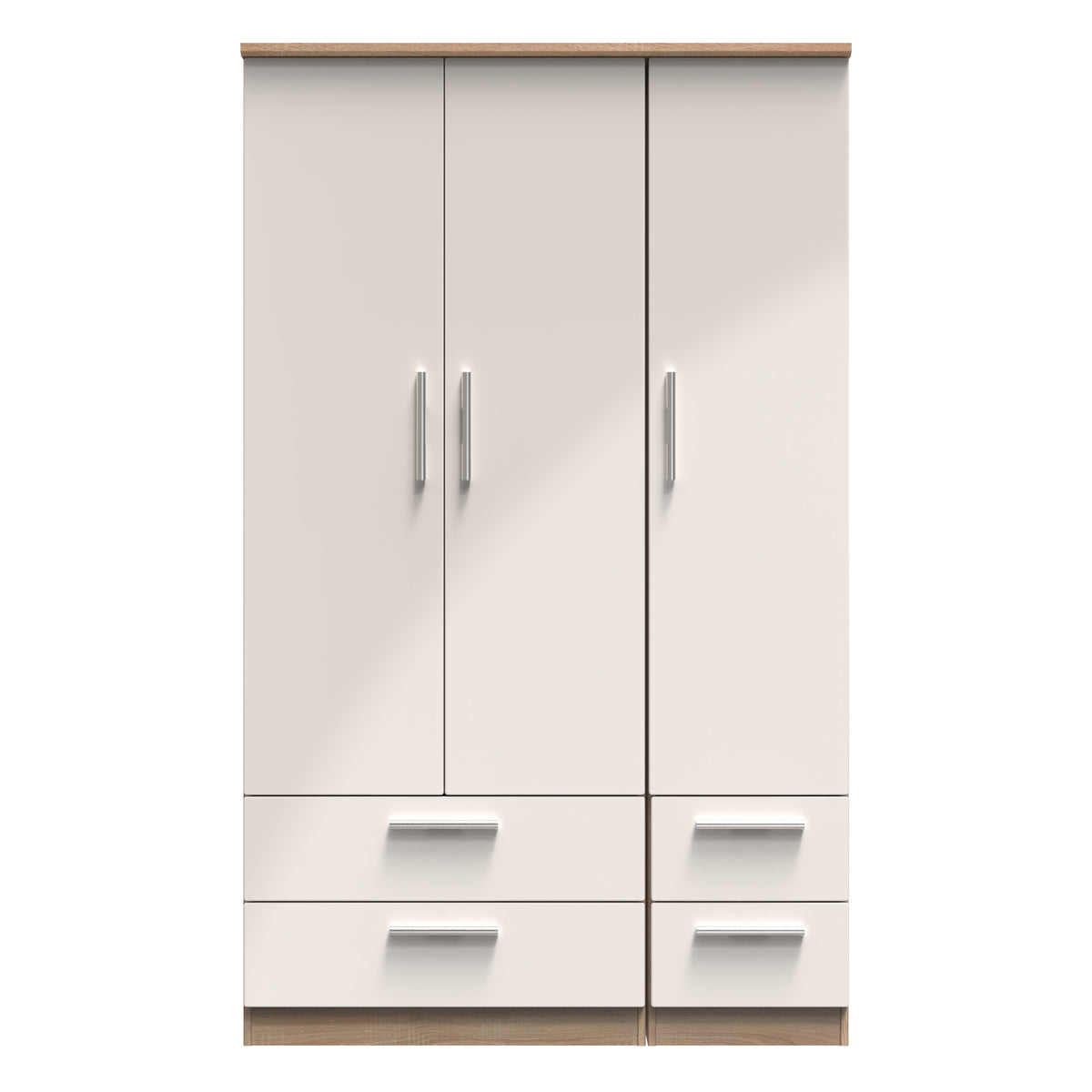 Knightsbridge Triple 2 Drawer + Drawer Wardrobe