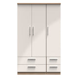 Knightsbridge Triple 2 Drawer + Drawer Wardrobe
