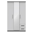 Knightsbridge Triple Mirror + Drawer Wardrobe