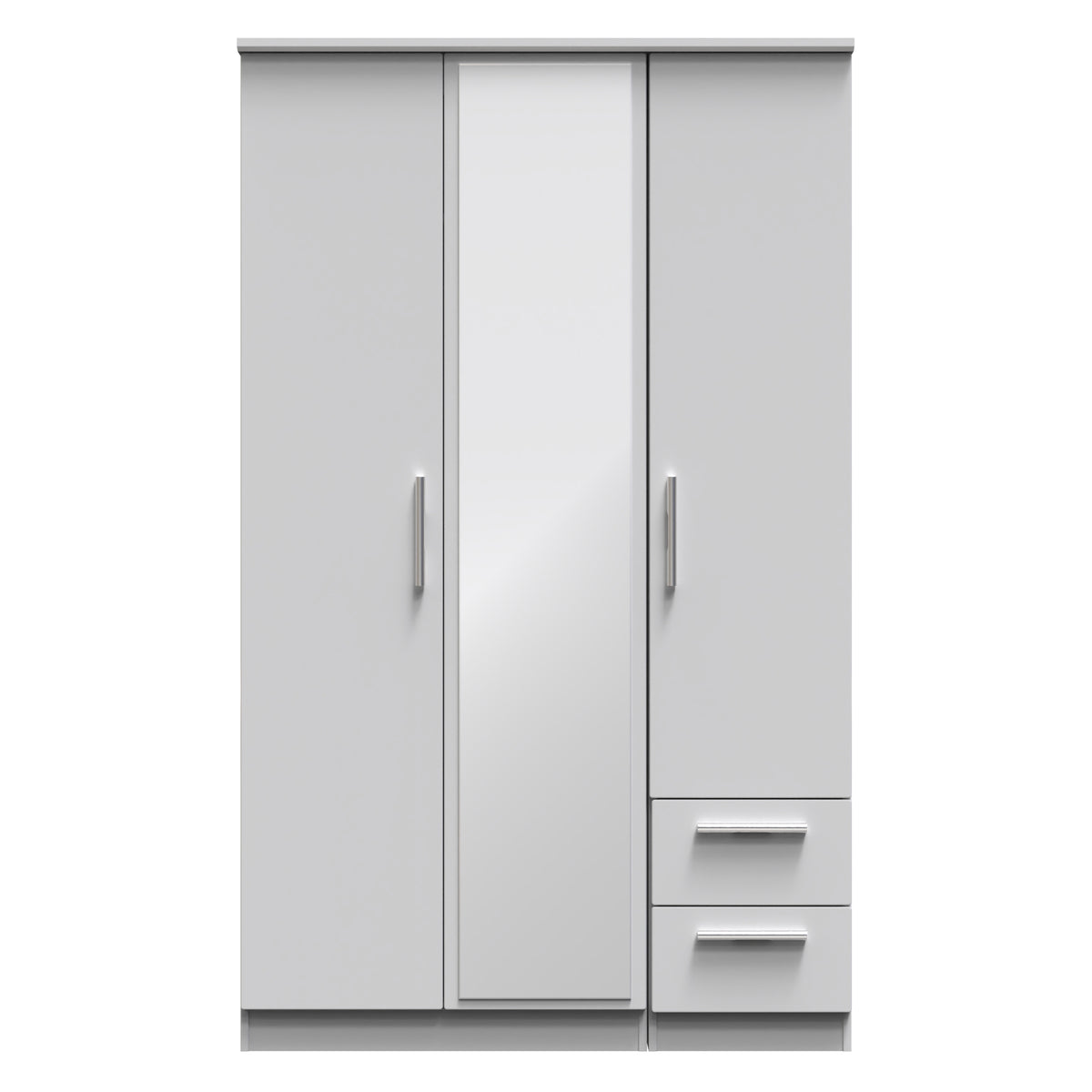 Knightsbridge Triple Mirror + Drawer Wardrobe