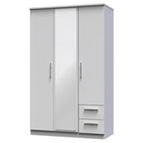 Knightsbridge Triple Mirror + Drawer Wardrobe