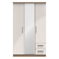 Knightsbridge Triple Mirror + Drawer Wardrobe