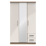 Knightsbridge Triple Mirror + Drawer Wardrobe