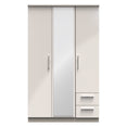 Knightsbridge Triple Mirror + Drawer Wardrobe
