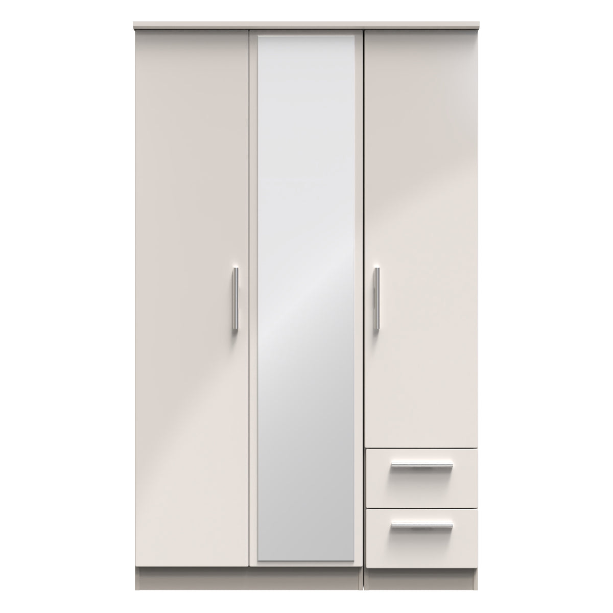 Knightsbridge Triple Mirror + Drawer Wardrobe