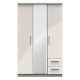 Knightsbridge Triple Mirror + Drawer Wardrobe