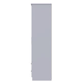 Knightsbridge Tall Triple Plain + Drawer Wardrobe
