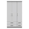 Knightsbridge Tall Triple 2 Drawer + Drawer Wardrobe