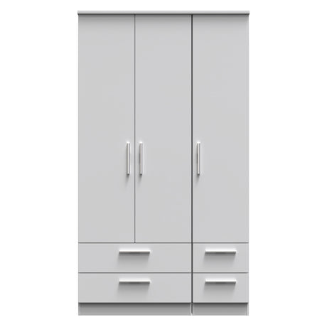 Knightsbridge Tall Triple 2 Drawer + Drawer Wardrobe