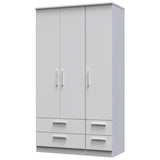 Knightsbridge Tall Triple 2 Drawer + Drawer Wardrobe