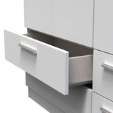 Knightsbridge Tall Triple 2 Drawer + Drawer Wardrobe