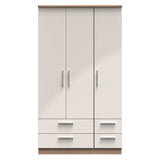 Knightsbridge Tall Triple 2 Drawer + Drawer Wardrobe