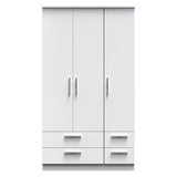 Knightsbridge Tall Triple 2 Drawer + Drawer Wardrobe