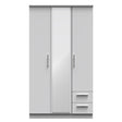 Knightsbridge Tall Triple Mirror + Drawer Wardrobe