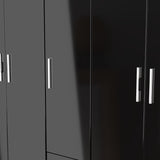 Knightsbridge Tall 5 Door 2 Drawer Wardrobe