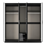 Knightsbridge Tall 5 Door 2 Drawer Wardrobe