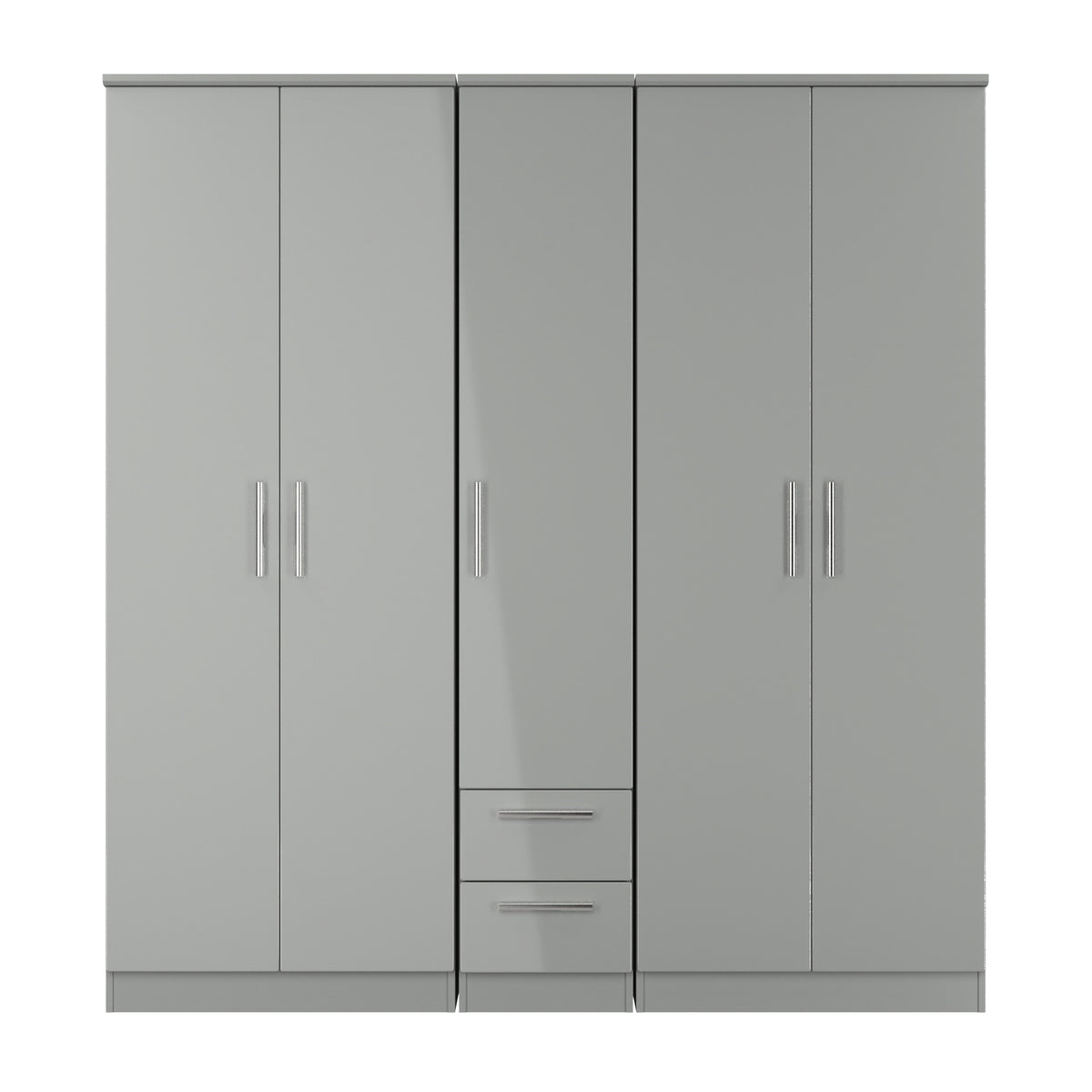 Knightsbridge Tall 5 Door 2 Drawer Wardrobe