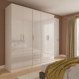 Knightsbridge Tall 5 Door 2 Drawer Wardrobe