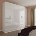 Knightsbridge Tall 5 Door 2 Drawer Wardrobe