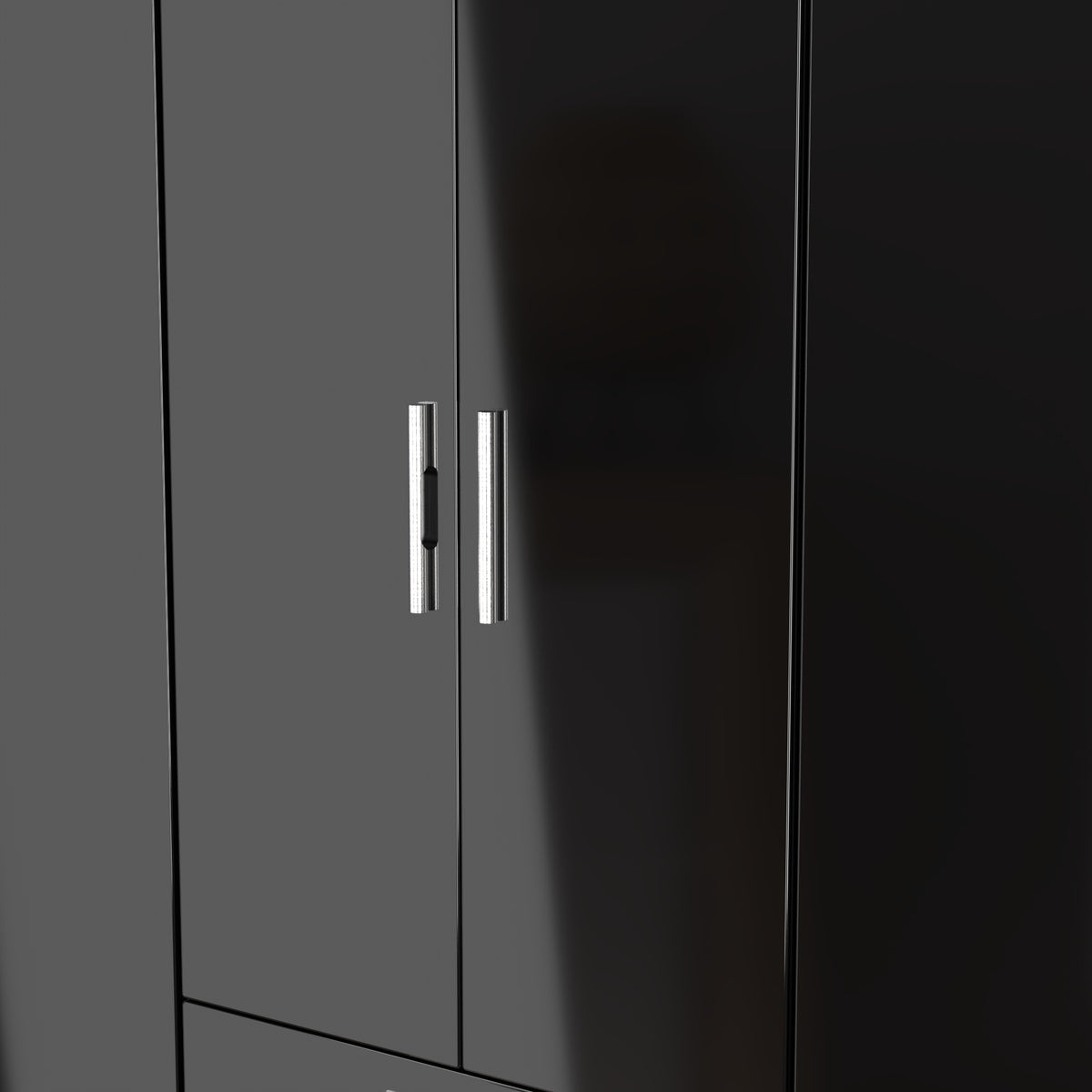 Knightsbridge Tall 6 Door 2 Drawer Double Wardrobe