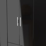 Knightsbridge Tall 6 Door 2 Drawer Double Wardrobe