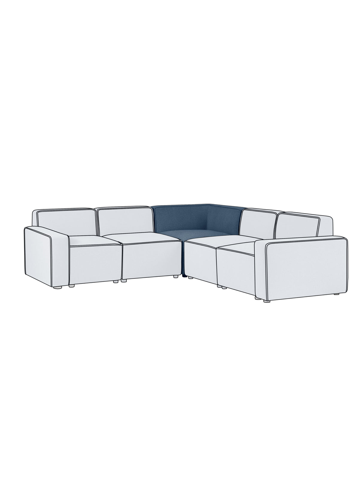 Lago Modular Sofa Corner Unit