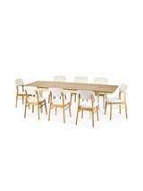 Larissa Rectangular Extending 6-8 Seater Dining Table