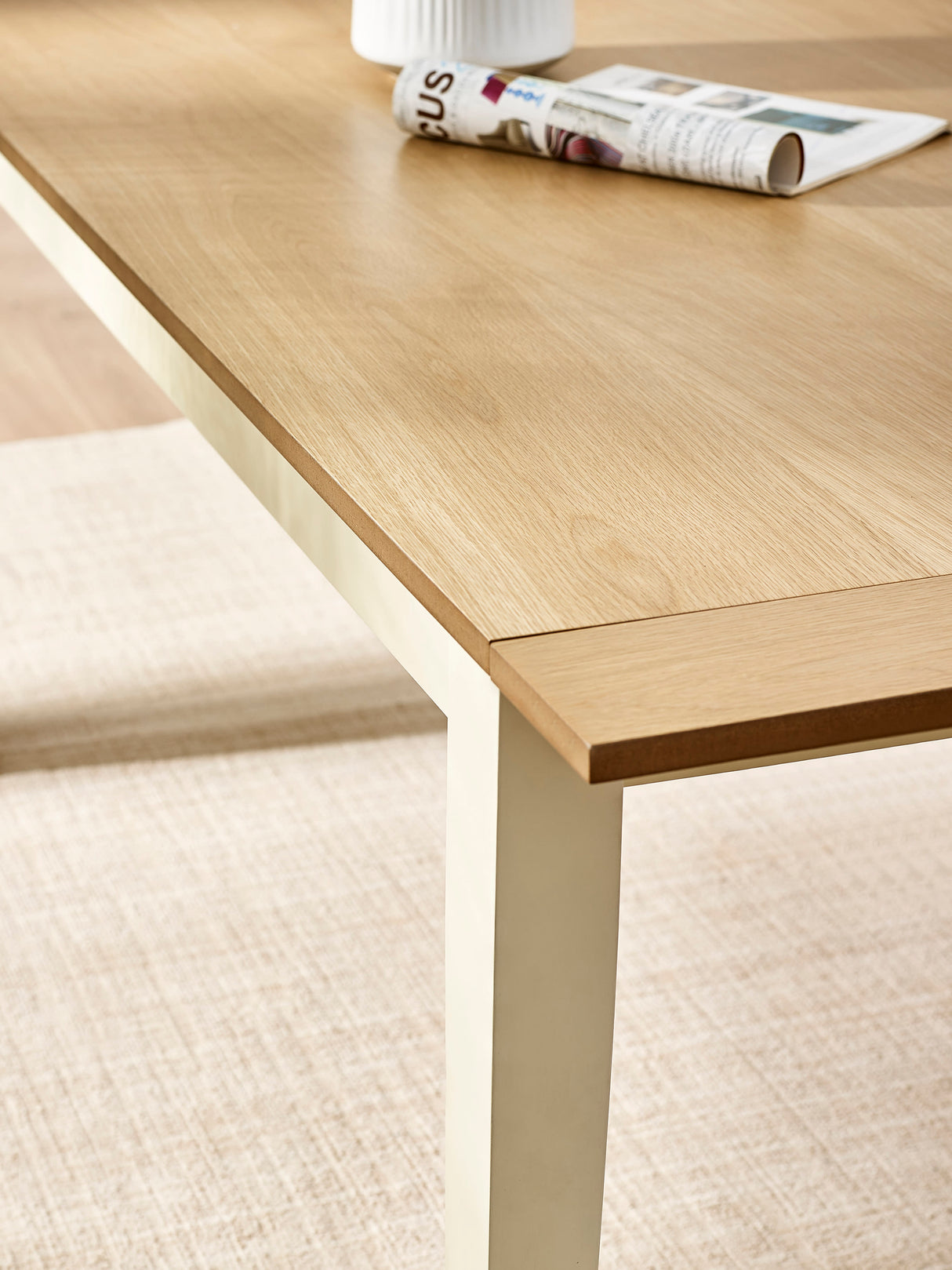 Larissa Rectangular Extending 6-8 Seater Dining Table