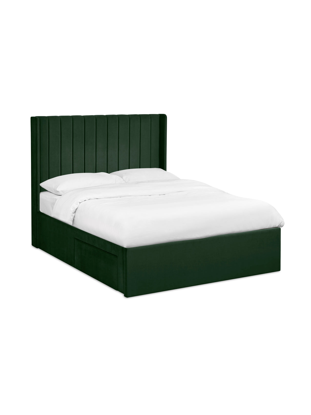Leila Upholstered Bed with Side Access Storage