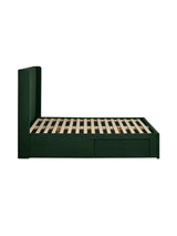 Leila Upholstered Bed with Side Access Storage