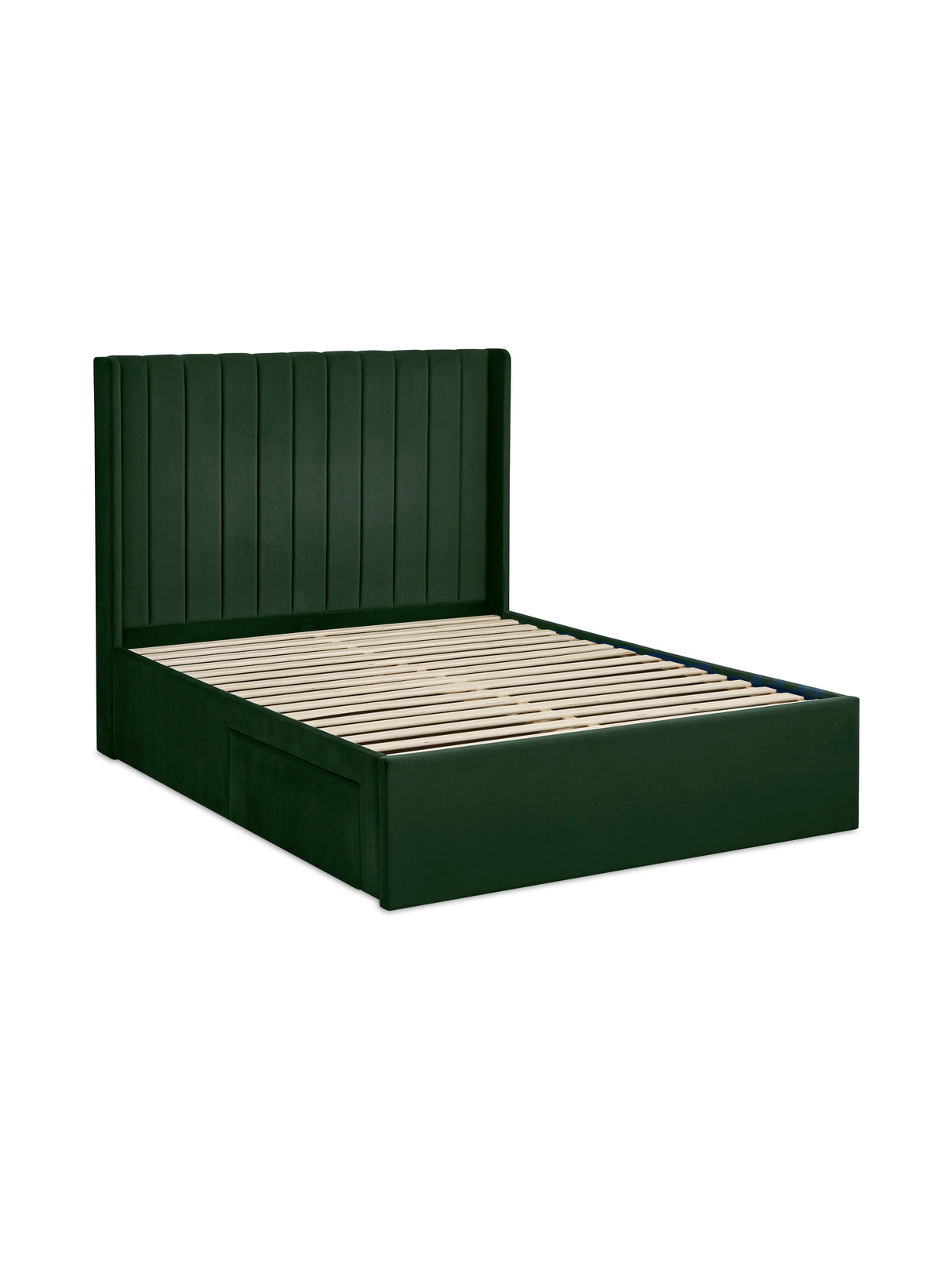 Leila Upholstered Bed with Side Access Storage