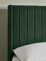 Leila Upholstered Bed with Side Access Storage