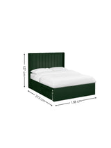 Leila Upholstered Bed with Side Access Storage
