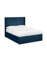 Leila Upholstered Bed with Side Access Storage