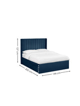 Leila Upholstered Bed with Side Access Storage
