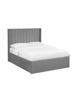 Leila Upholstered Bed with Side Access Storage
