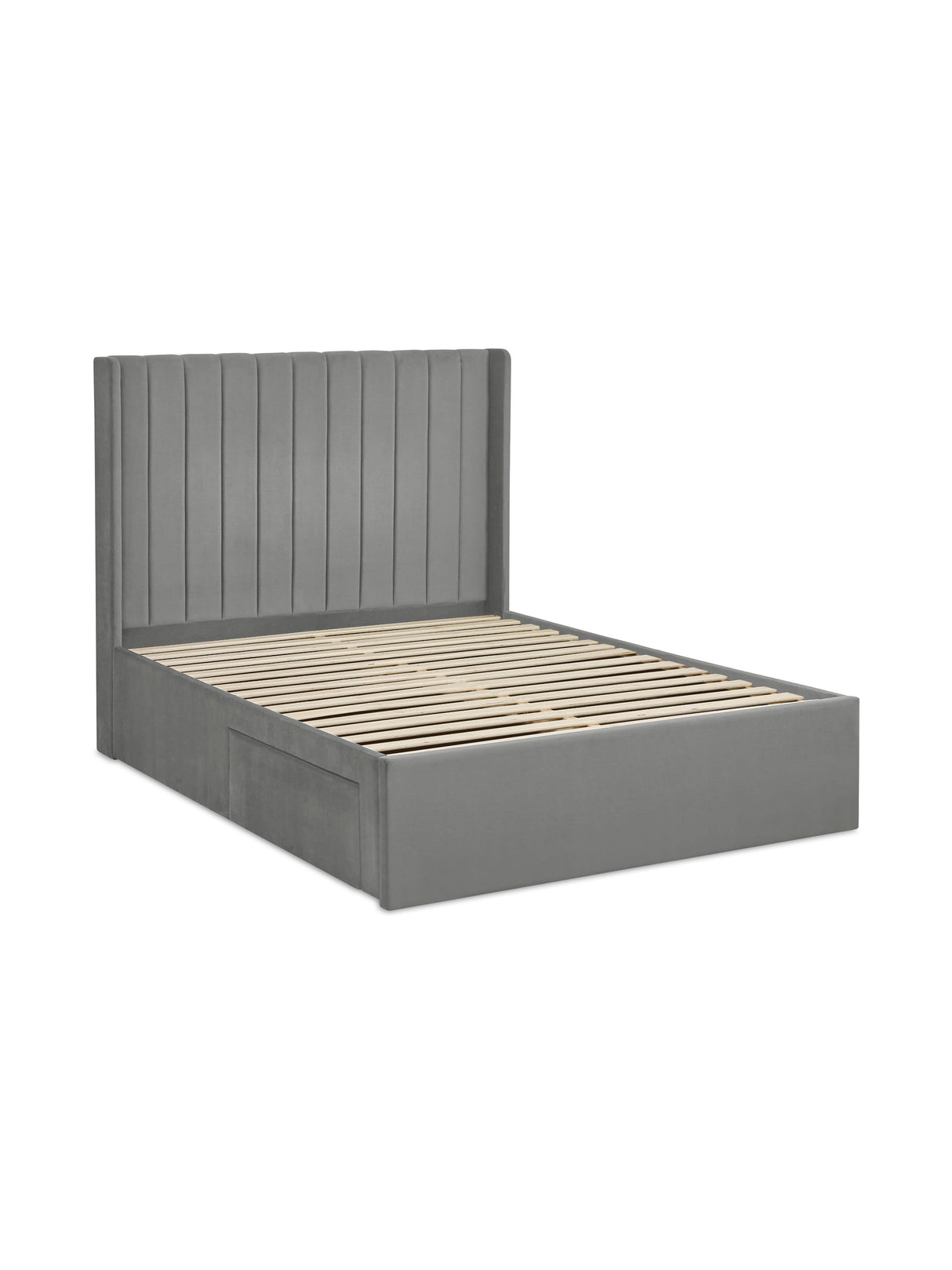 Leila Upholstered Bed with Side Access Storage