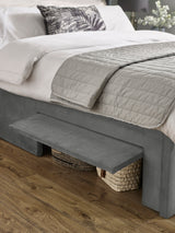 Leila Upholstered Bed with Side Access Storage
