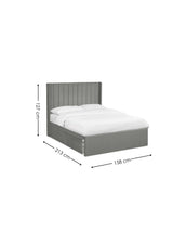 Leila Upholstered Bed with Side Access Storage