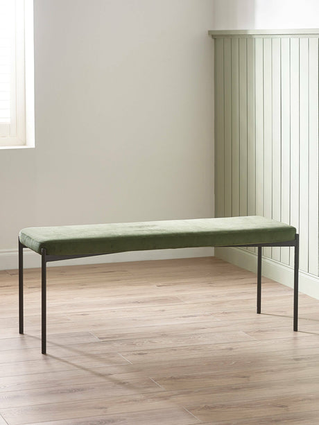 Leonie 2 Seater Upholstered Dining Bench