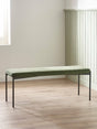 Leonie 2 Seater Upholstered Dining Bench