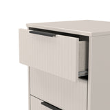 Linear (B) 5 Drawer Bedside Cabinet