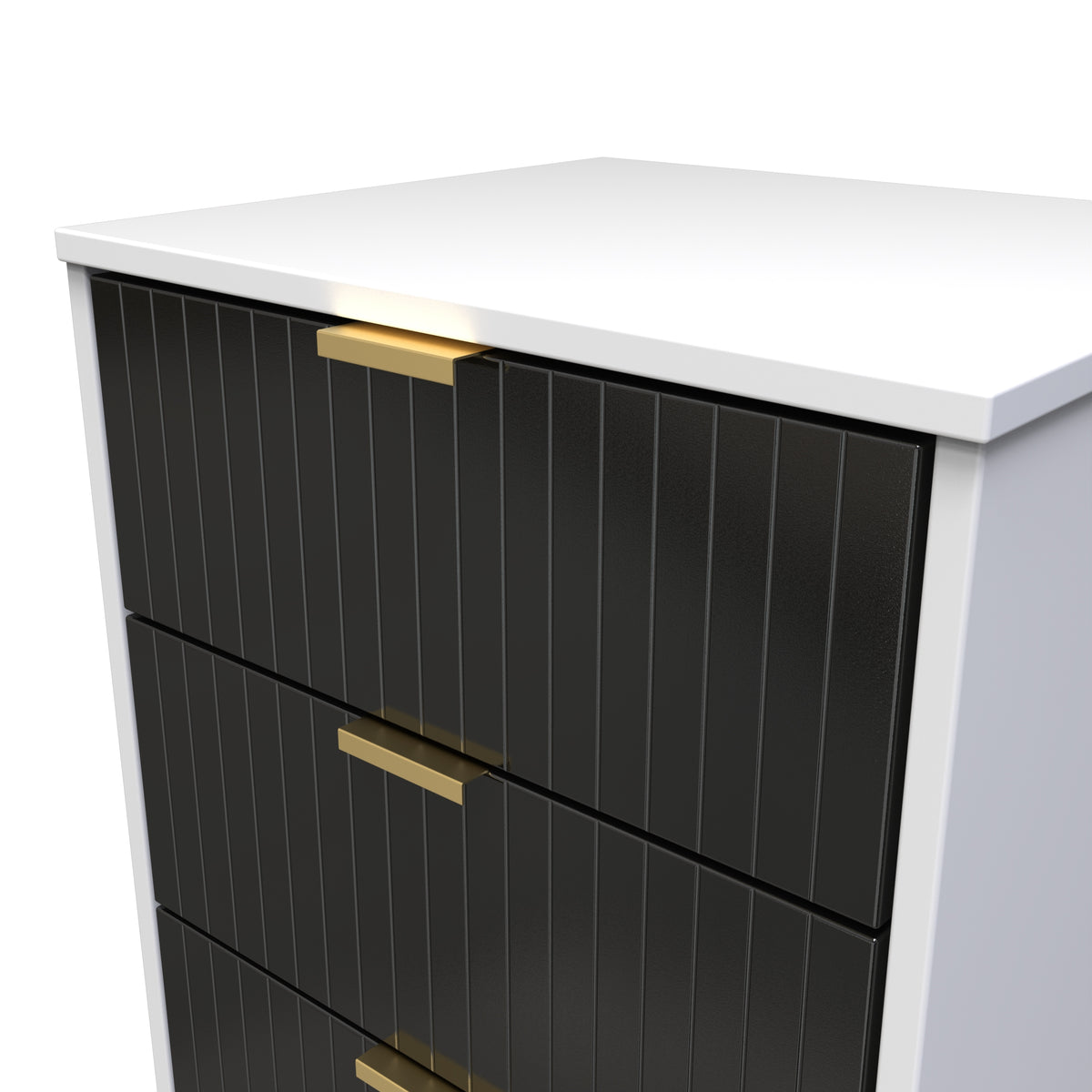 Linear 5 Drawer Bedside Cabinet