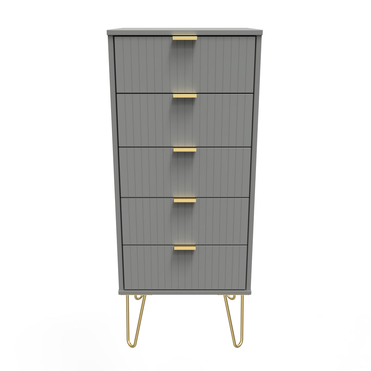 Linear 5 Drawer Bedside Cabinet
