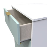 Linear (F) 5 Drawer Bedside Cabinet
