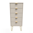 Linear 5 Drawer Bedside Cabinet