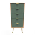 Linear 5 Drawer Bedside Cabinet