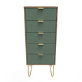 Linear 5 Drawer Bedside Cabinet